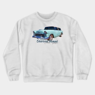 1955 Chevrolet Nomad Station Wagon Crewneck Sweatshirt